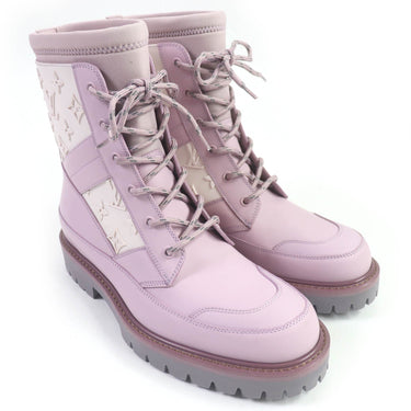 LOUIS VUITTON Ankle boots 1A7P9S Main: Leather Rose Landscape Line mens 6 Used Authentic